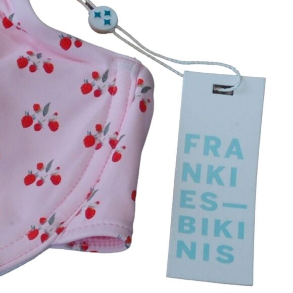 NWT Frankie’s Bikini Baby Berry Birdie Bikini Top - Picture 6 of 10